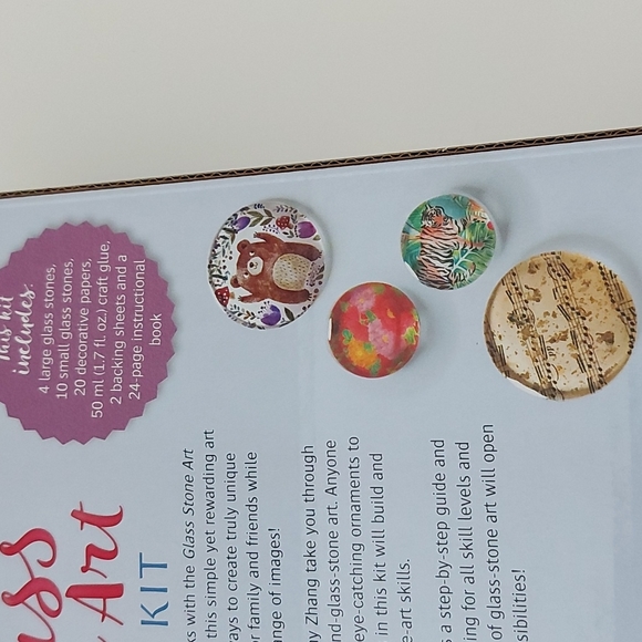 NWOT Glass Stone Art Craft Kit - Picture 5 of 5